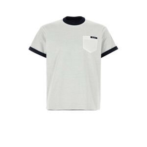 Prada Men White Cotton Reversible T-Shirt